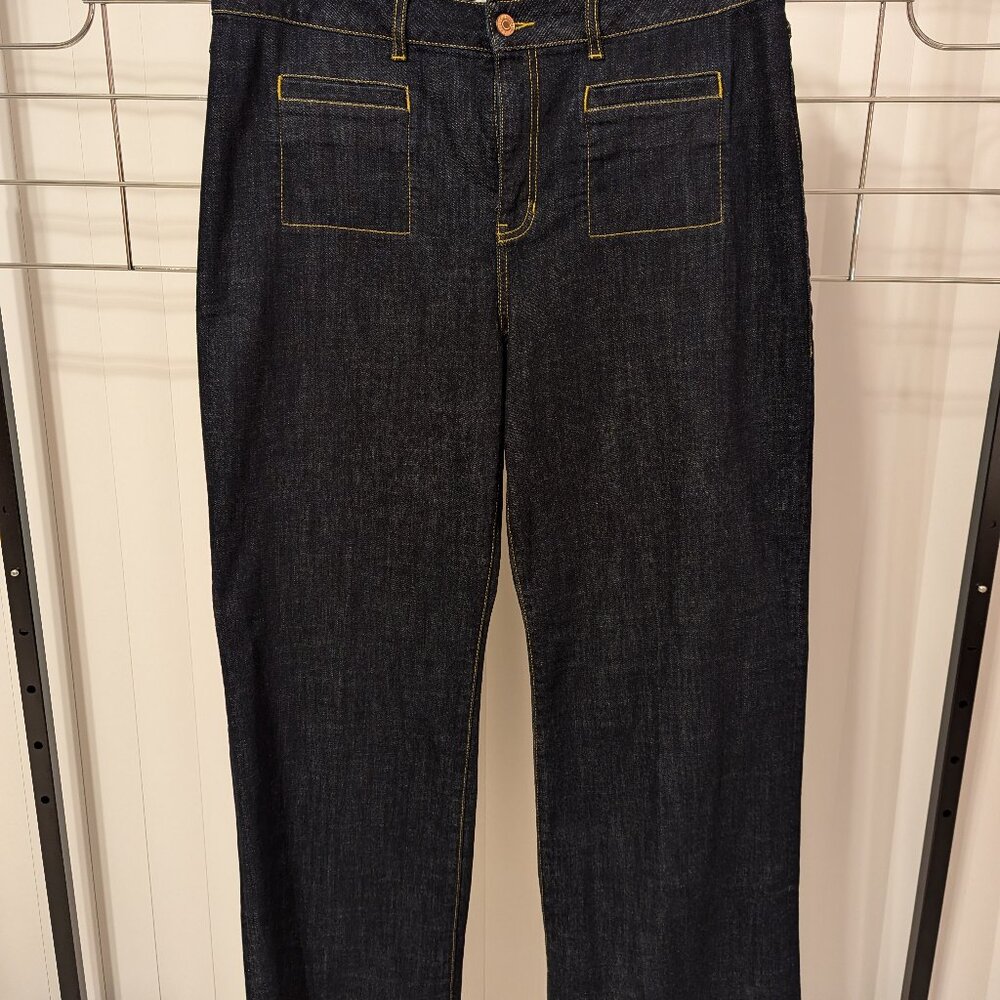 CAbi Dark Blue Flare Jeans - Venice